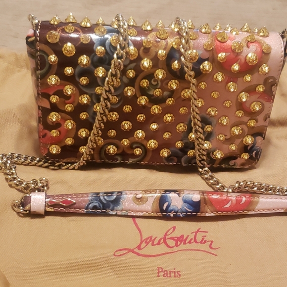 * SOLD*Christian Loubiton crossbody clutch bag - Picture 2 of 11